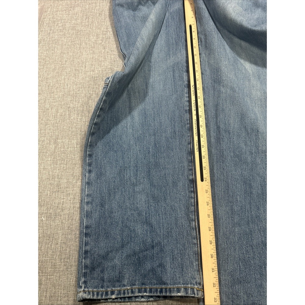 Vintage Rocawear Jeans Mens 36x33 Baggy Fit Y2K Streetwear Blue Denim - Picture 15 of 16